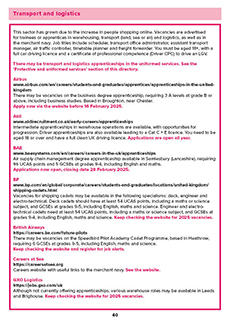 Page 40 of the vacancy directory